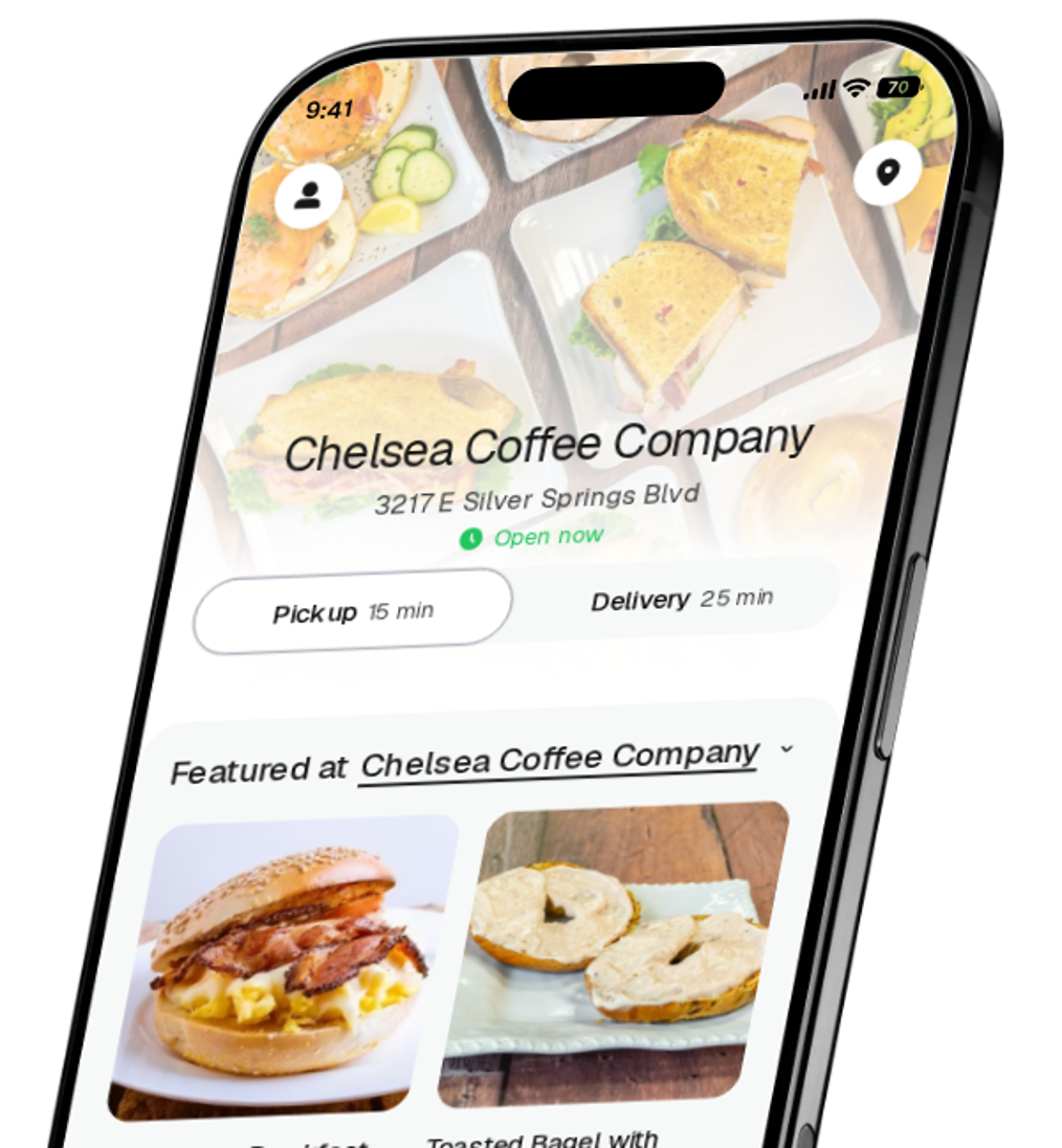 Chelsea Coffee Company app preview