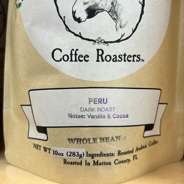 Peru Dark Roast 10oz.