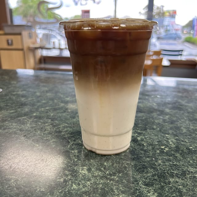 Caramel Macchiato (Hot or Iced).