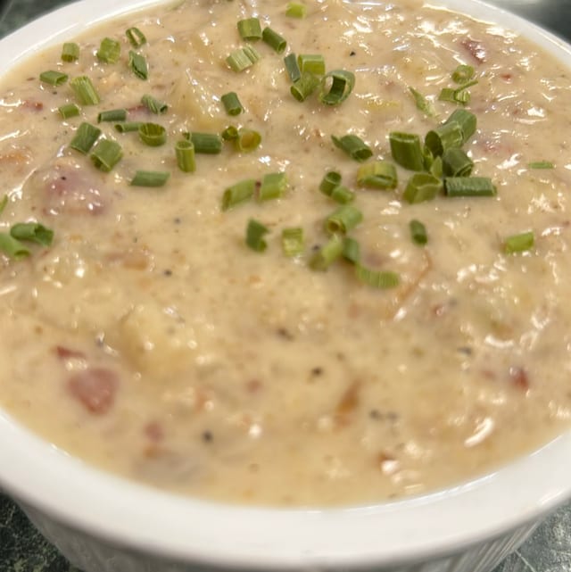 Loaded Baked Potato Soup.