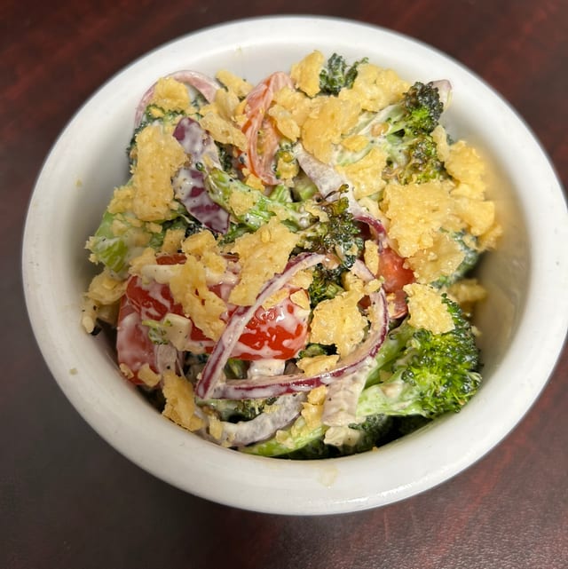 Charred Broccoli Caesar.