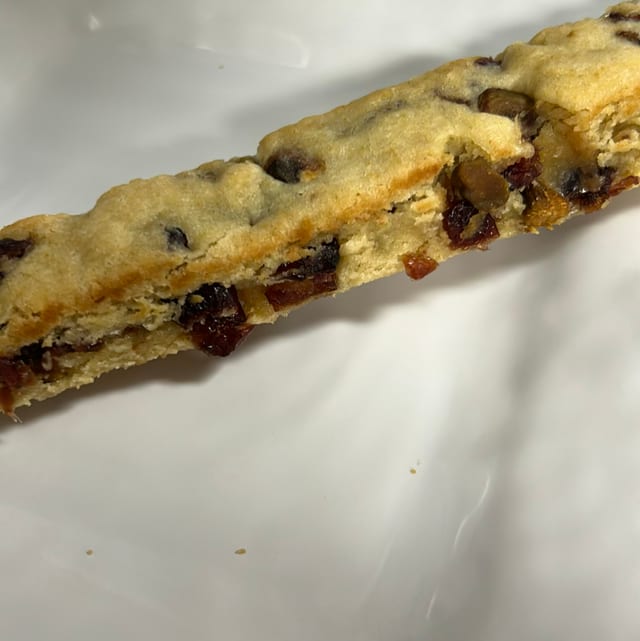 Cranberry Pistachio Biscotti.