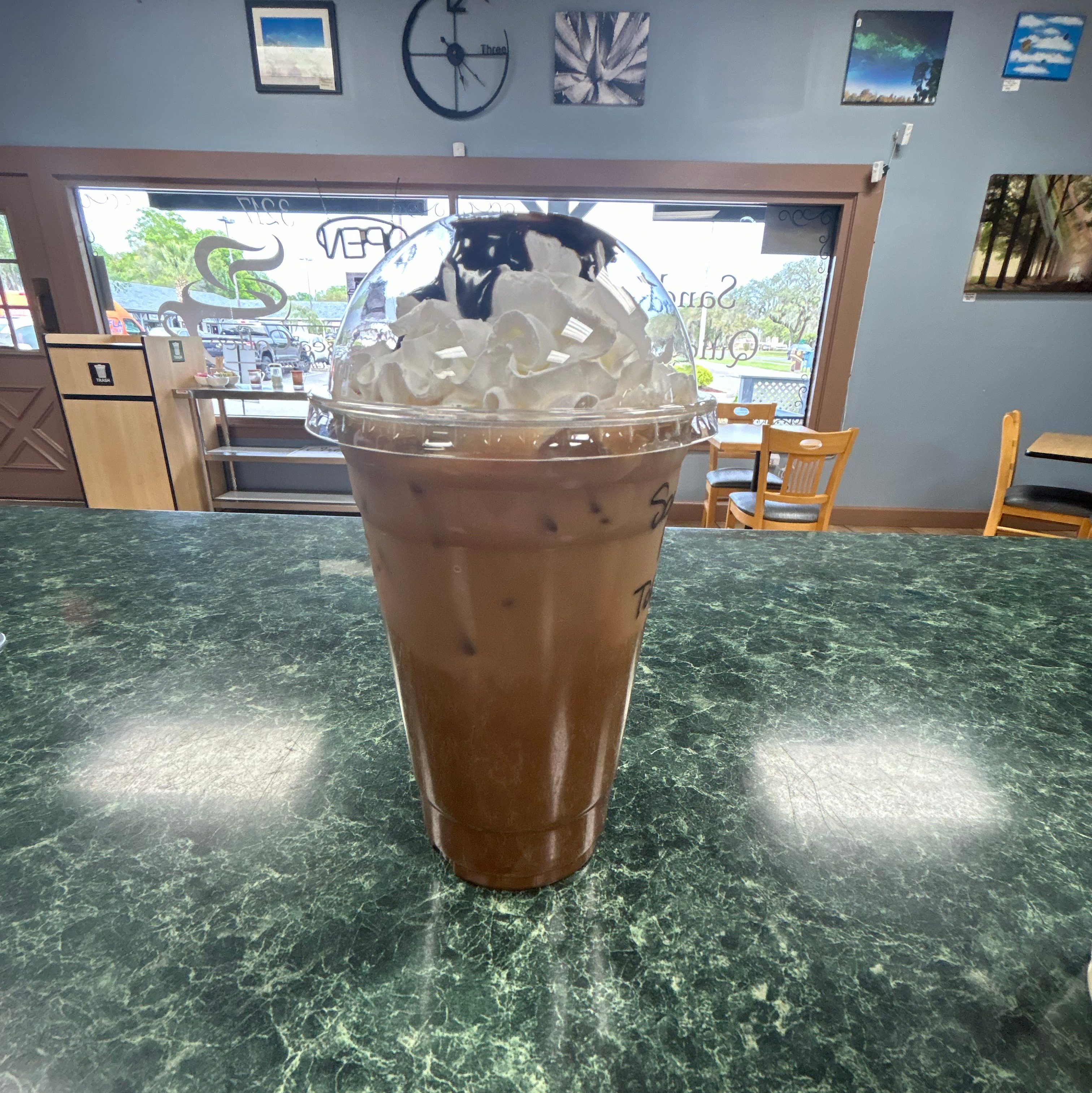 Toffee Coffee (Hot or Iced).
