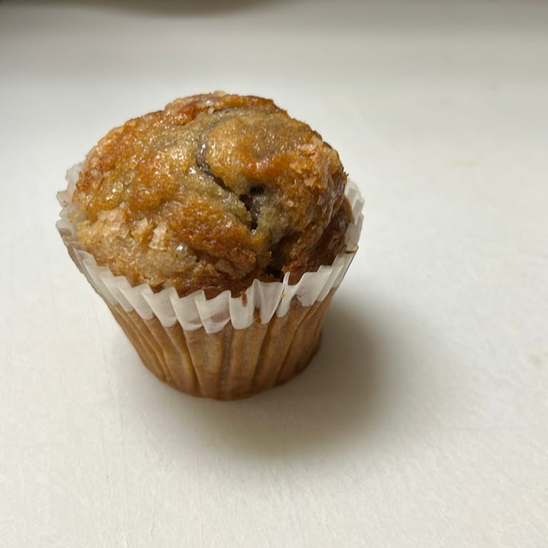 Our famous blueberry muffin