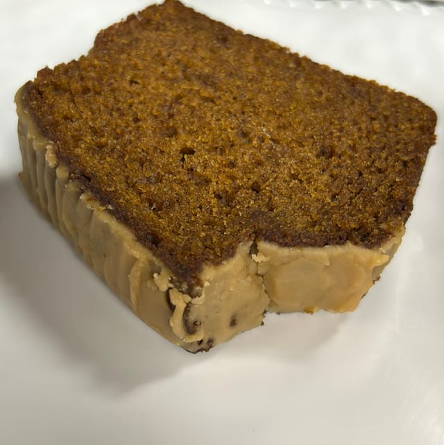 Slice of Pumpkin Bread.
